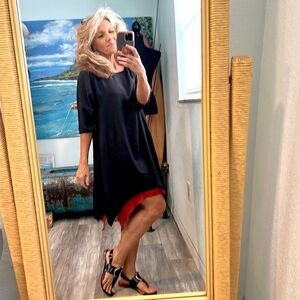 Grand Paris,Lagenlook,Boho Double Layered Flowy Versatile Piece,Dress Up or Down